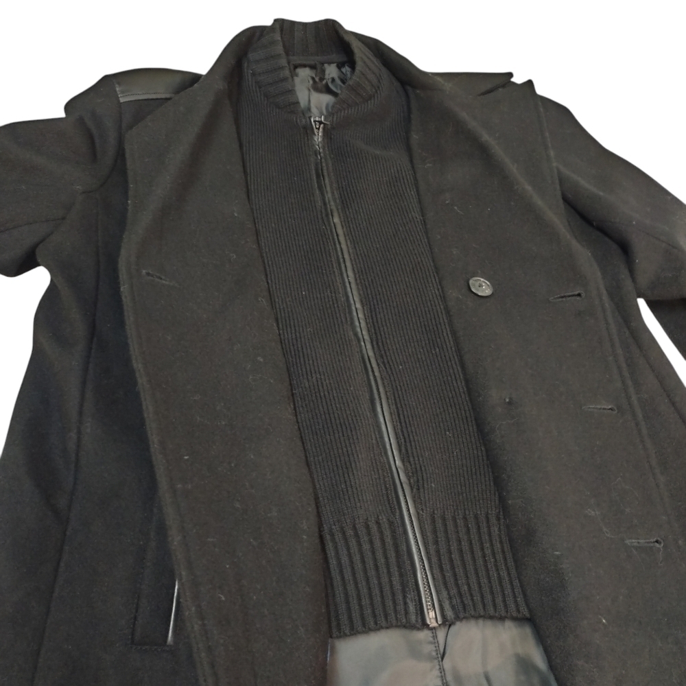 Great pre-owned condition.Black color.Wool blend.Double breasted.Size: XLP - Picture 5 of 10